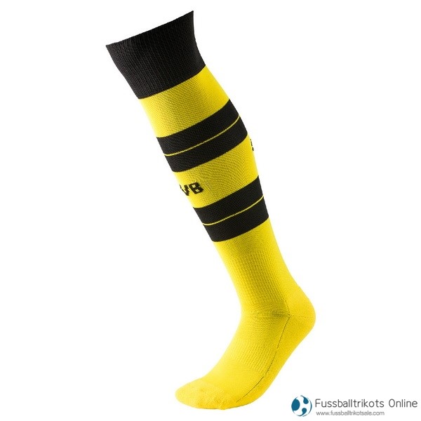 Borussia Dortmund Socken Heim 2017-18 Fussballtrikots Günstig